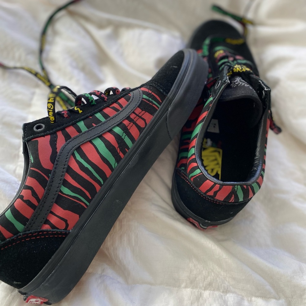🛑SOLD🛑 VANS TRIBE CALLED QUEST Mens Shoes (NEW) Old Skool  ATCQ Black Size 10. - Picture 6 of 6